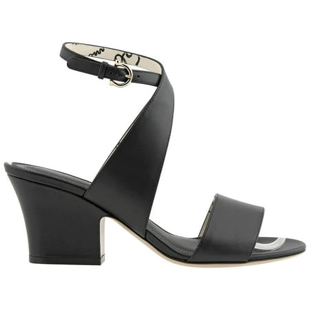 

Salvatore Ferragamo Ladies Plain Wedge Sandal in Black Brand Size 6.5 C