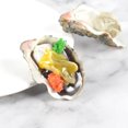 thumbnail image 5 of 10 unids/set de ostras simuladas, vieiras falsas, simulación de barbacoa de mariscos, decoración de mariscos acuáticos, adornos, juguetes, regalo pequeño, 5 of 5