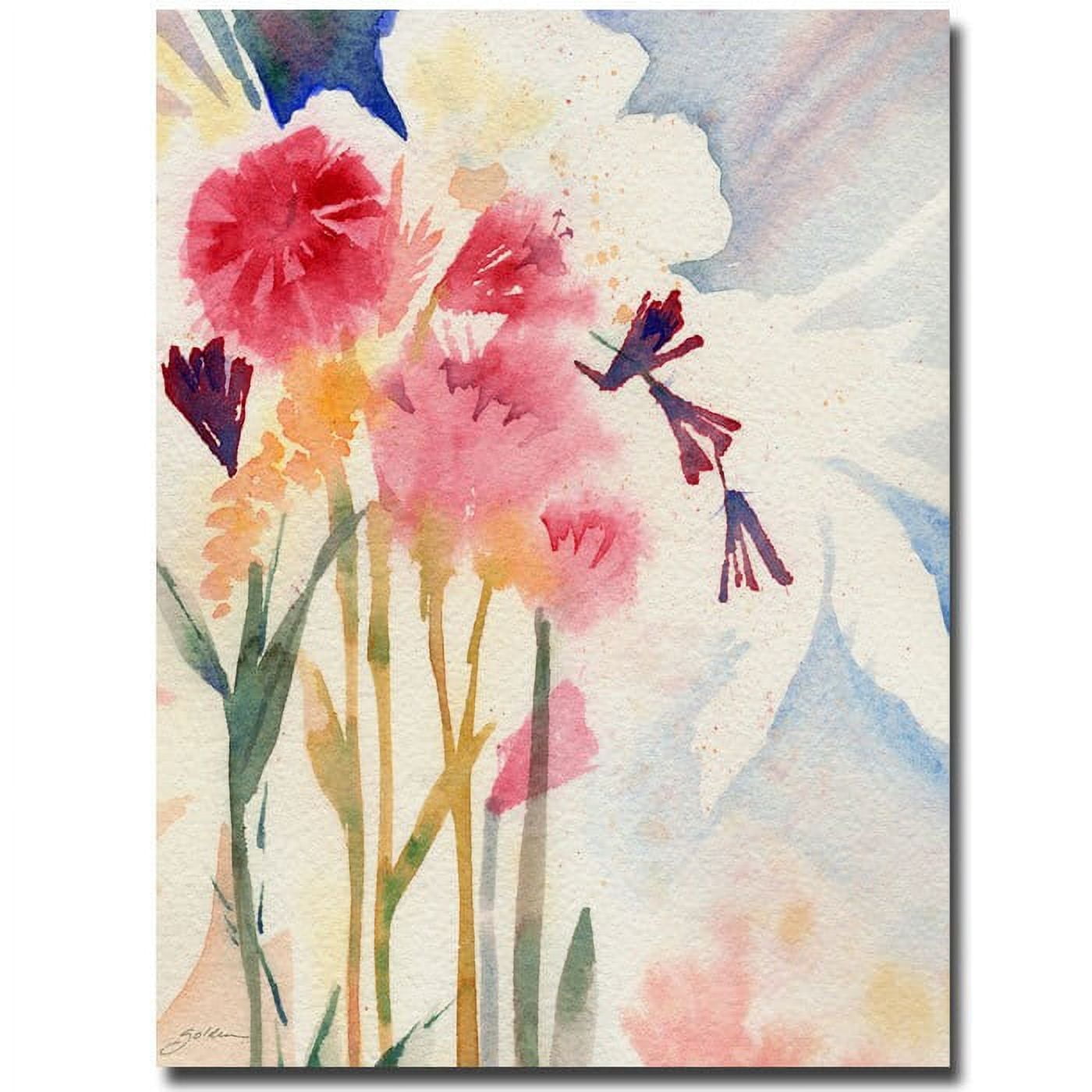 Trademark Art "Garden Shadows" Canvas Art by Sheila Golden