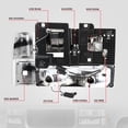 thumbnail image 4 of Nuvision for 94-00 GMC C10 C/K 1500 LED DRL Strip Headlights Bumper Corner Lamps Chrome, 4 of 10