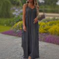 thumbnail image 6 of tasrioml Women's Loose Jumpsuits Overalls Adjustable Straps Baggy Jumpsuits Casual Wide Leg Romper with Pockets Boho Flowy Palazzo Pants, 6 of 8