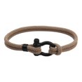 thumbnail image 5 of Pulsera de pareja de acero inoxidable con hebilla en forma de lazo y línea Milano Beach, 5 of 5