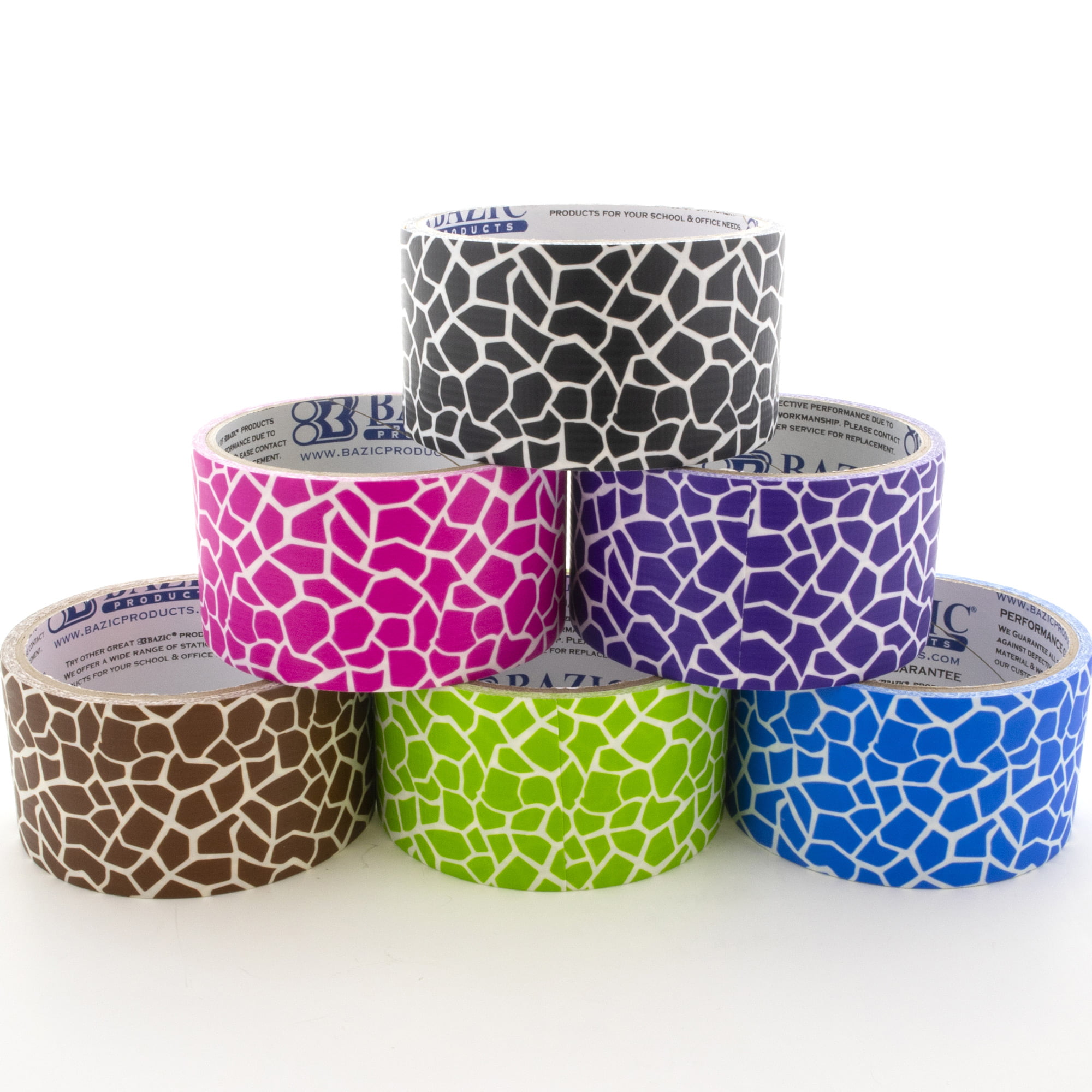 Decorative duct tape inventory: animal prints