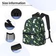 thumbnail image 5 of Lsque Green Frogs Classic Casual Backpack - Large Capacity Water-Resistant Backpack for School, Work, Travel, and Outdoor Activities, 5 of 8