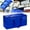 Dark Blue, variant on 24 Gallon Heavy Duty Extra Large Moving Bags with Backpack Straps - Strong Handles & Zippers, Storage Totes For Space Saving, Blue Plastic Storage Totes
