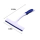 thumbnail image 3 of Limpiador de ducha de 18 cm con hoja de goma | Limpiador de vidrios y ventanas | Raspador multisuperficie para baño, espejos y azulejos | Blanco o azul, 3 of 7