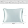 thumbnail image 7 of PiccoCasa 25 Momme Silk Pillowcase with Zipper Closure, Standard Silver Grey, 7 of 7