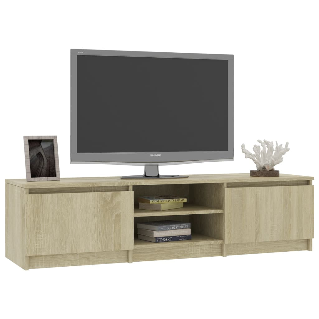 Lowestbest TV Cabinet with 2 Doors Storage, TV Stand Hifi Unit Entertainment Center Lowestbest TV Cabinet with 2 Doors Storage, TV Stand Hifi Unit Entertainment Center