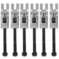 Qiysamall 6 PCS/ Set Double Locking Systyem Locked Saddles for Guitar Tremolo Bridge with Saddle Blocks