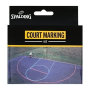 Spalding Outdoor Court Marking Kit with Three-Point Line, Free Throw Line, and Lane