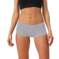 thumbnail image 3 of yunLCZ Women’s Seamless Hipster Underwear Cotton Panties Women'S Plus Size Boxers Leggings Hip Raiser Boxers Wasit Hipster Brief Panties for Ladies, 3 of 4