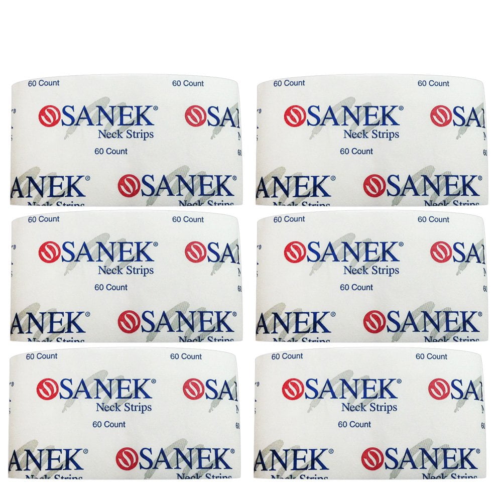Salon Barber Hair Stylist GRAHAM SANEK 6 Packs of 60 Neck Strips SD-40006