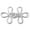 Silver, variant on Yammee Dressing Fitness Pin Metal Brooch Clip for Women Skirt Pants Waist Buckle Hook