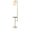 thumbnail image 4 of SAFAVIEH Sorsi Modern Adjustable Floor Lamp with Shelf, Brass Gold, 4 of 6