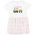 thumbnail image 3 of Inktastic Valentine Heart Train Girls Toddler Dress, 3 of 5