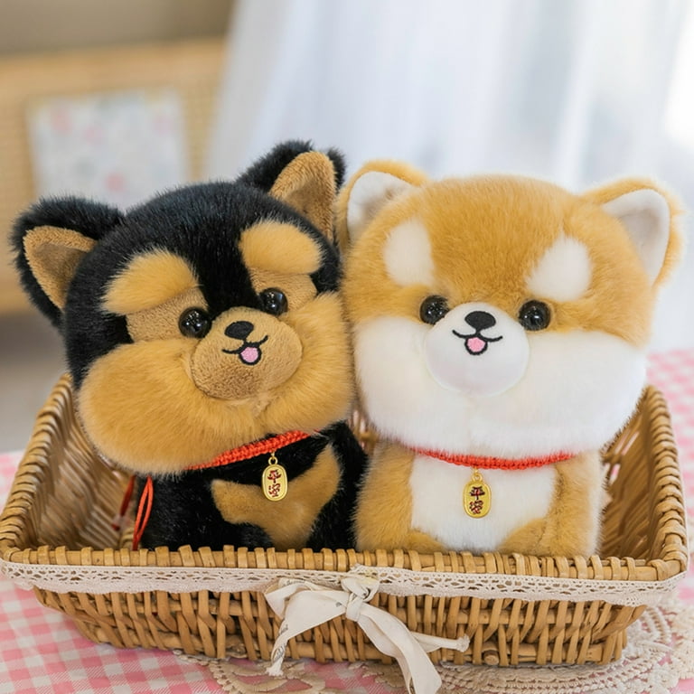 Kawaii Yorkie Dog Puppy Stuffed Teddy Dog Plush Toy Cute Dolls