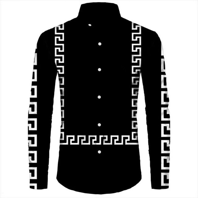 Camisa de hombre retro de moda, tendencia casual, camiseta con solapa para exteriores, botón de camiseta, primavera/verano 2024, nuevo artículo de moda, talla grande XS-6XL