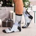 thumbnail image 7 of Pofeuu Puppy Sits In Bathtub Print Crew Socks, Adult Running Hiking Socks for Youth and Adult, 7 of 7