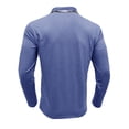 thumbnail image 5 of Mens T-shirts Men's Shirt Casual Long Sleeve Classic Plaid Button Tees With Pockets Mens Short Sleeved Tees Yoga Fit Ling Sleeve T Shirt Tops Men Work Casual Lady Athletic Wear Medium Blue S, 5 of 6