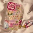 thumbnail image 2 of Casing For IPhone 13 Pro Max 12 11 Mini X Xs Xr 6 6s 7 8 Plus SE 2020 Cute Angel Eyes Cartoon Colorful Graffiti Girl Clear Shockproof Soft Phone Case STD 18, 2 of 4