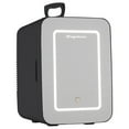 thumbnail image 4 of Frigidaire 6.5L 9-Can Mini Fridge with Lighted Mirror, Personal Cooler in Black, 4 of 10