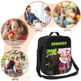 thumbnail image 5 of Zombio Character Lunch Bag Portable Insulation Lunch Box Multifunctional Reusable Tote Bag for Office Work Picnic Unisex, 5 of 8