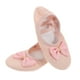 thumbnail image 1 of 1 par de zapatillas de ballet para niñas, suaves y con suela dividida, para practicar ballet, para niños pequeños y niñas, cómodas para clases y presentaciones, 1 of 7
