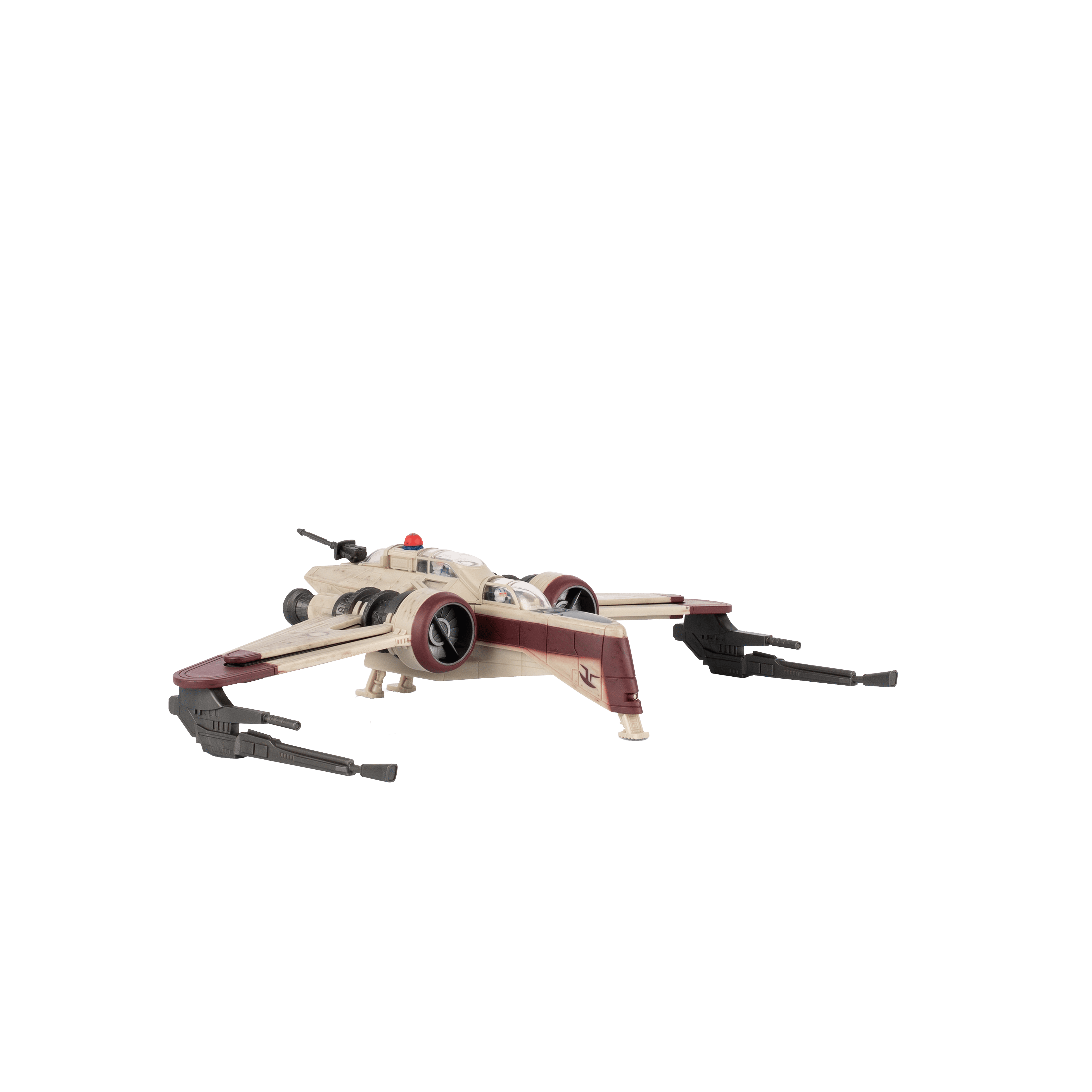 Star Wars Micro Galaxy Squadron ARC-170 Starfighter - 8 inch Vehicle with 1 inch Micro Figure Accessories