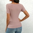 thumbnail image 4 of JMKQLZ Ladies' Spring/Summer New Product Solid Color Slant Collar Sleeveless Top Off Shoulder Strap T-shirt, 4 of 7