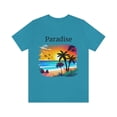 thumbnail image 2 of Paradise Unisex Jersey Short Sleeve Tee Beach Palms Ocean, 2 of 8