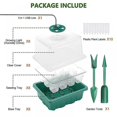 thumbnail image 2 of New 5pcs Mini Plant Greenhouse Kit, With Full Spectrum Solar Light, Indoor Greenhouse Grow Box With Lid And Vents, 2 of 5