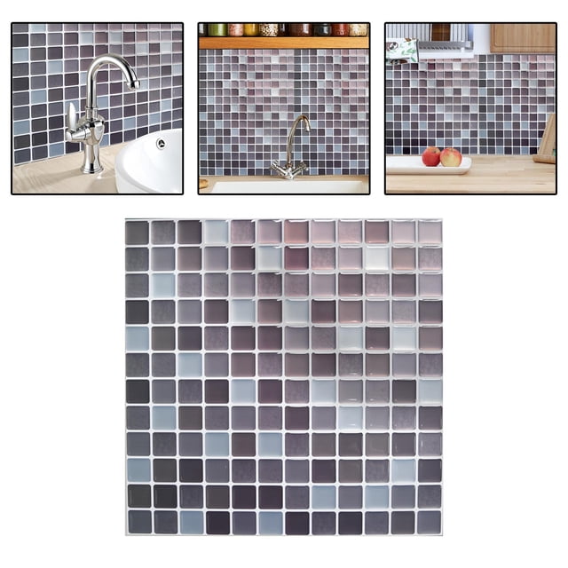 Adhesivo de pared autoadhesivo, impermeable, a prueba de aceite, papel tapiz DIY, Panel de pared, contra salpicaduras, calcomanías de pared B perfecl Pegatina de pared