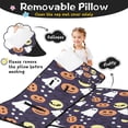 thumbnail image 3 of Halloween Ghost & Pumpkin Pattern Toddler Nap Mats for Kids Preschool,50"x20" Sleeping Mat Bag or Kids,Toddler Sleeping Bag,Toddler Nap Mat or Daycare, 3 of 6
