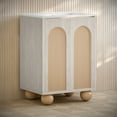 thumbnail image 3 of Plaisir II 24" Freestanding Bathroom Vanity in White Oak with 3-Hole Centerset Sink Top, 3 of 5