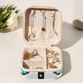 thumbnail image 6 of Dragonfly Travel Portable Square Jewelry Box Earring Necklace Bracelet Organizer Storage Display Case Holder Stand Box Display, 6 of 6
