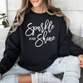 thumbnail image 6 of Women's Inspirational Sweatshirt - Sparkle and Shine (M, LightPink), 6 of 7