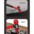 thumbnail image 4 of Yokua Floor Installation Shock Absorbing Fiber Handle Nonslip Rubber Mallets Hammer, 4 of 11