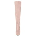 thumbnail image 3 of Unique Bargains Women's Platform Block Heel over Knee Boots, 3 of 7