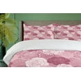 thumbnail image 4 of Ambesonne Rose Flowers Duvet Cover Sets, Romantic Petal Motif, 2-King, Dried Rose Pale Rose, 4 of 6