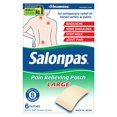 thumbnail image 2 of Salonpas, Pain Relieving Patch, LARGE, 6 Count (Pack of 1), Pain Relieving Patch for Back Pain, Neck Pain, Shoulder Pain, Knee Pain, Muscle Soreness and Pain, Joint Pain, Up to 8 Hours of Pain Relief, 2 of 6