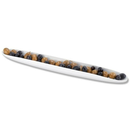 15.75 Inch Tray - HIC Porcelain Olive Tray, 15.75-inch