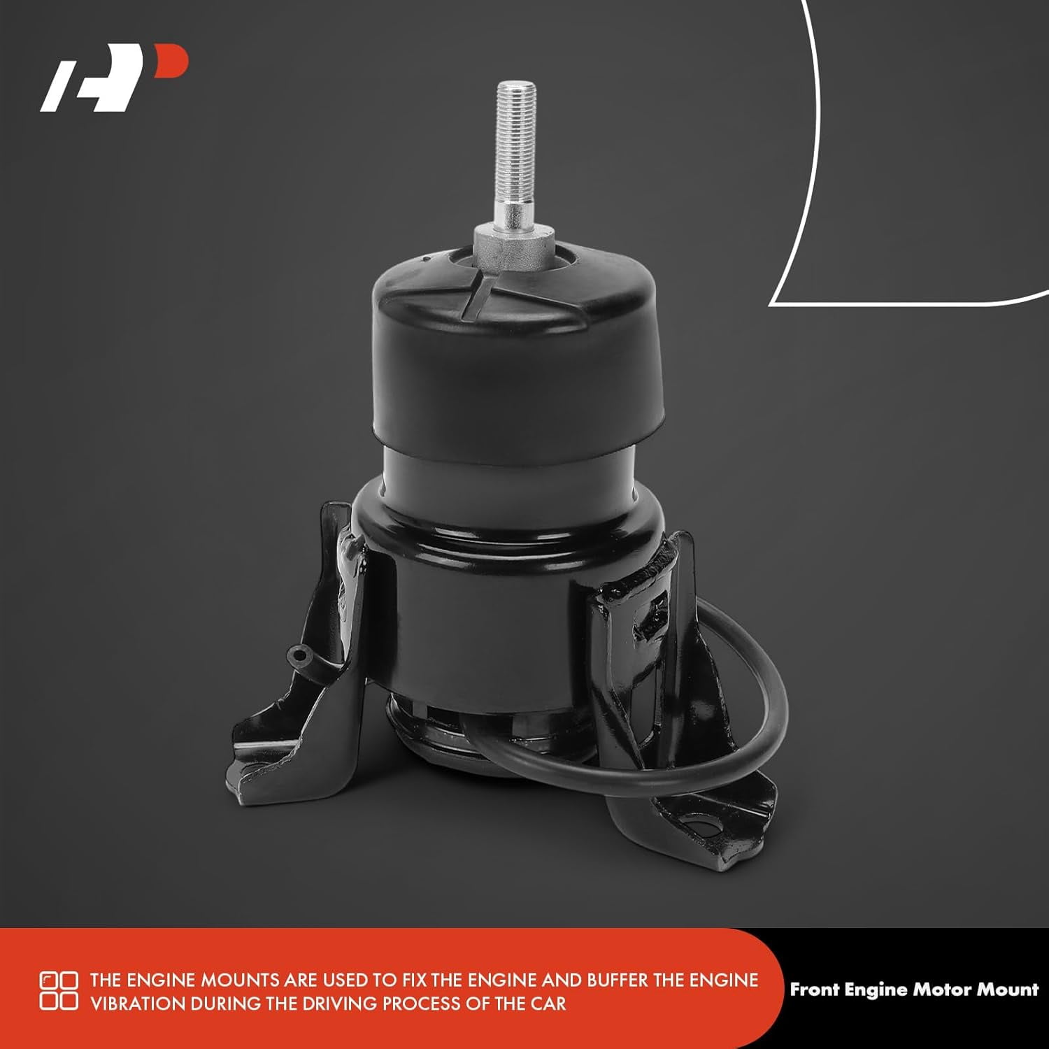 A-Premium Front Side Engine Motor Mount Compatible with Nissan Murano 2015-2024, Pathfinder 2013-2020 & Infiniti QX60 2014-2020, JX35 2013, 2.5L 3.5L