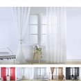 thumbnail image 3 of Leaves Bubble Pattern Sheer Window Curtain Decorative Voile Tulle Gauze Curtain, 3 of 9