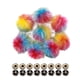 thumbnail image 2 of Bolas De Pompones Para Hacer Decoraciones Con Broches De Presión Para Bufandas, Llavero, Zapatos, Mezcla De Colores A Sunnimix Bolas de pompones, 2 of 8