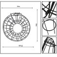 thumbnail image 3 of Comedero circular para pájaros, comedero colgante para pájaros, herramienta de alimentación para pájaros salvajes para exteriores e interiores, 3 of 5