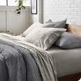 thumbnail image 7 of Bare Home Fog Sandwashed Microfiber Sheet Set, Wrinkle Resistant, Deep Pocket, King, 7 of 7