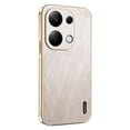thumbnail image 1 of KADEM For Xiaomi Redmi Note 13 Pro 4G Poco M6 Pro 4G Case Electroplating Silk Texture PU + TPU Phone, 1 of 5