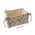 thumbnail image 3 of Qholemyo Snack Sundries Desktop Storage Basket Makeup Organizer Bag Desk Storage Home Office Supplies, 3 of 6