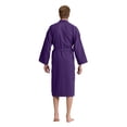 thumbnail image 4 of Men's Waffle Spa Bathrobe - Long, Lightweight, Absorbent, 4 of 5
