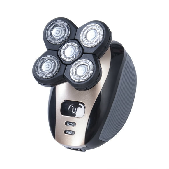5 IN 1 4D Rotary Electric Shaver Rechargeable Bald Head Shaver Beard Trimmer